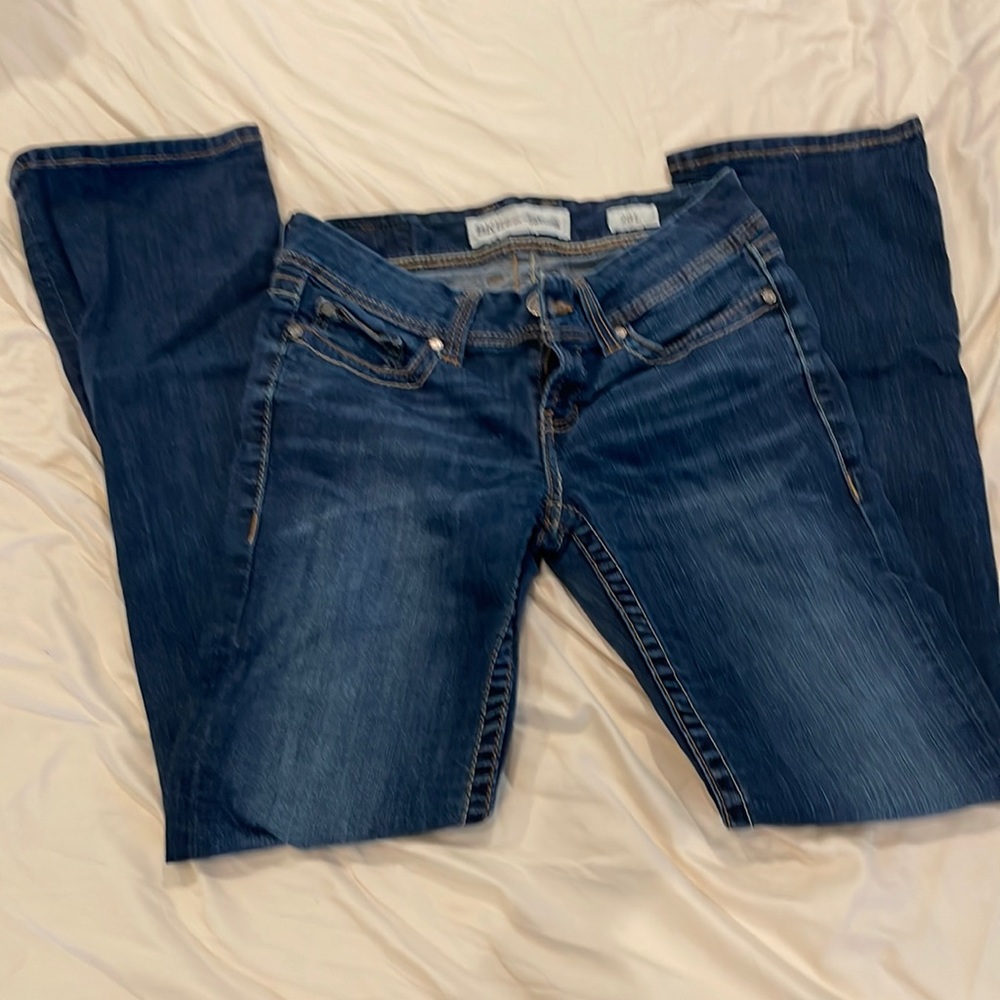 BKE denim blue jeans boot cut size 28L